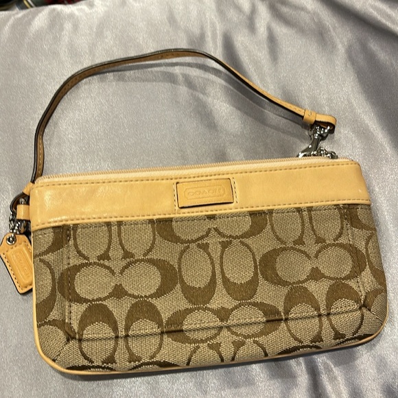 Coach Signature Wristlet - Picture 3 of 12